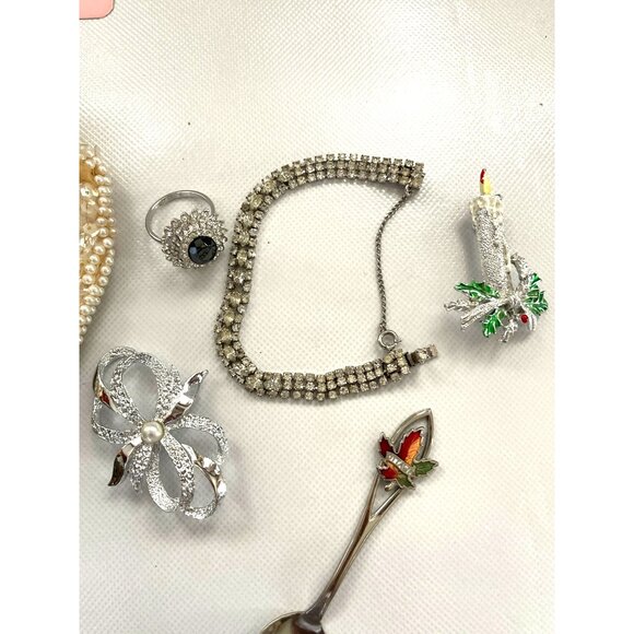 Gerry's Brooches, Rock Company Buckle, Bag By Debbie, 18k Gold Plate VTG Jewelry - Picture 2 of 9